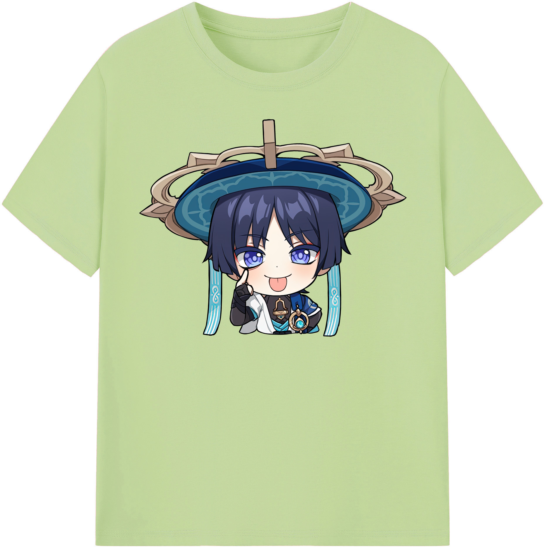 げんし神 さんペい genshin Sanpei 綿100％半袖Tシャツ（フロントプリント）